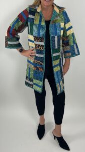 Upcycled Vintage Quilted Jacket